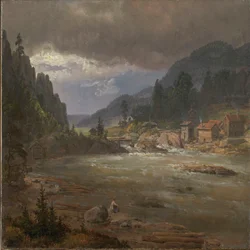 Hellefossen bei Hokksund