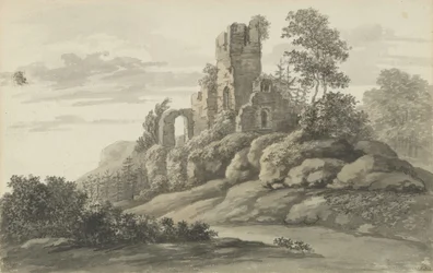 Die Schlossruine in Wehlen