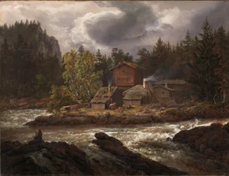 Ansicht von Hønefossen