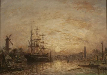 Sonnenuntergang in Holland