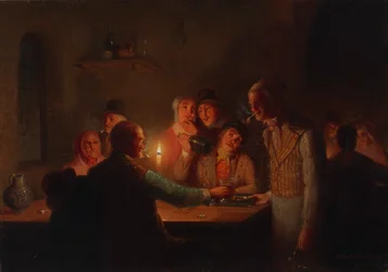 Niederländische Tavernen-Szene