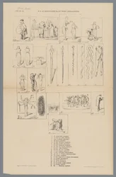 Karikatur zur Reform der Justizorganisation, 1873