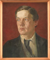 Porträt des schwedischen Malers Gustaf Wolmar