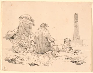 Der Hausierer und sein Hund