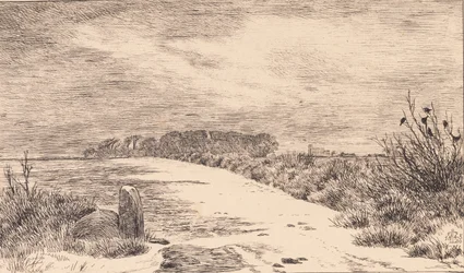 Bei Himlingøje, Winterlandschaft