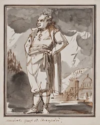 Carl August Ehrensvärd in voller Figur