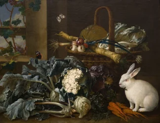 Stillleben mit Kaninchen