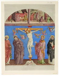 Christus am Kreuz in der Kirche von S. Domenico in Arezzo