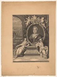 Porträt von Rosina Elisabeth Bose