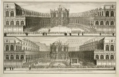 Ansicht ... des königlichen Gartens der Orangerie