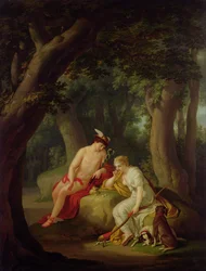 Diana und Merkur beim Würfelspiel