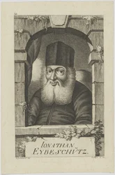 Porträt von Jonathan ben Nathan Eybeschütz 1690-1764, 1772