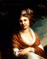 Porträt der Gräfin Natalia Alexandrowna Suvarova (1775-1844) 1795