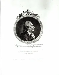 Medallion-Porträt von Giacomo Casanova im Alter von 63 Jahren, 1788