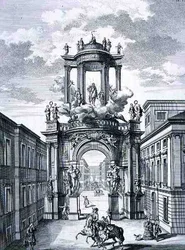 Triumphbogen, Wien, aus 