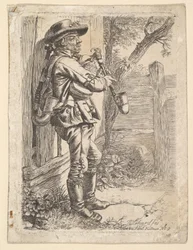 Der Dudelsackspieler, 1817