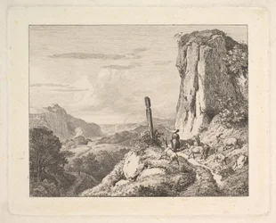 Junge Frau mit sechs Ziegen, 1815