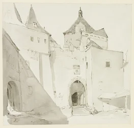 Altes Stadttor und angrenzende Gebäude