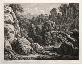 Heroische Landschaft: Landschaft mit der Versuchung Christi