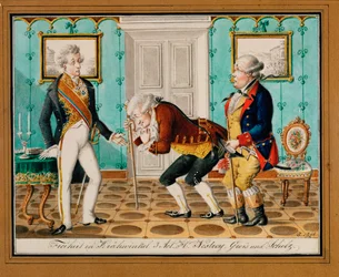 Ein beliebtes Theaterstück in Wien zeigt Dichter und Schauspieler Johann Nestroy