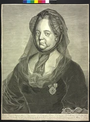 Heilige Römische Kaiserin Maria Theresia (Gravur)