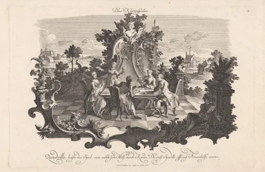 Kartenspiel Das Kartenspielen (Titel auf dem Objekt) Soziales Vergnügen (Serientitel)