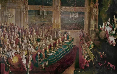 Il Parnasso Confuso Oper von Christoph Willibald Gluck (Öl auf Leinwand)
