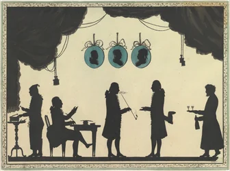 David Roentgen und Gesellschaft in Sankt Petersburg, ca. 1784-86