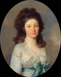 Porträt von Henriette Gräfin von Egloffstein 1773-1864, 1795