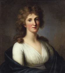 Porträt von Sara Anna von Miltitz 1774-1819
