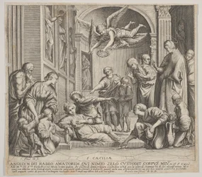Der Tod der Heiligen Cäcilia, ca. 1640-60