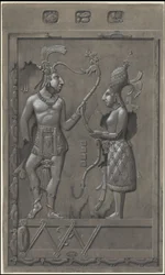 Eine Sammlung von Waldecks Originalkunstwerken aus Mesoamerika, Box 2 von 22