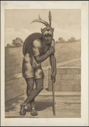 Eine Sammlung von Waldecks Originalkunstwerken aus Mesoamerika, Box 3 von 22