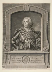 Maurice de Saxe, Herzog von Kurland und Semgallen, Marschall von Frankreich