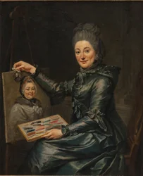 Porträt der Tochter des Künstlers Elisabeth, verheiratet Lampe