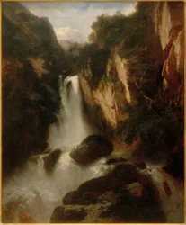 Wasserfall im Hochgebirge
