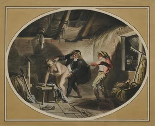 La Jument du compère Pierre nach dem Gedicht von Jean de La Fontaine, 1800