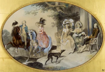 Lady St. Aubyn und ihre Familie