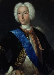 Porträt von Zar Peter II (1715-1730)