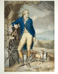 Porträt von Johann Wolfgang von Goethe auf dem Land