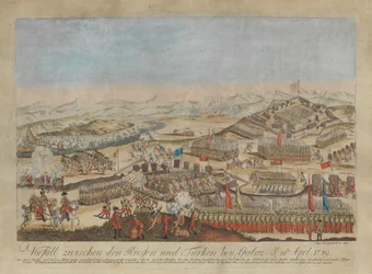 Zwischenfall zwischen den russischen und osmanischen Armeen bei Galati am 20. April 1789, 1789