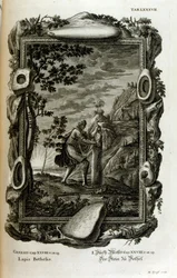Der Stein Jakobs erscheint im Buch Genesis als der Stein, den der israelitische Patriarch Jakob an dem später Bet-El genannten Ort als Kopfkissen benutzte. Nachdem Jakob im Schlaf eine Vision gehabt hatte, weihte er den Stein Gott,
