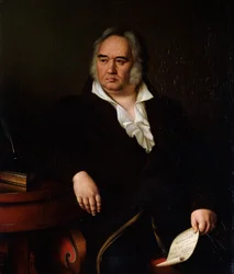 Porträt des Dichters Iwan A. Krylow, 1832