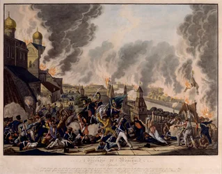 Der Brand von Moskau am 15. September 1812