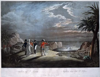 Napoleon Bonaparte auf der Insel St. Helena