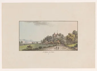 Ansicht des Schlosses Cerlier in Erlach (Titel auf Objekt)
Ansichten der Schweiz (Serientitel)
Sammlung einiger in der Schweiz nach der Natur gezeichneter Ansichten (Serientitel)