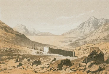 Das Tal von Bostan. Radierung von Bernatz et alii - Steinkopk J.F. Editore