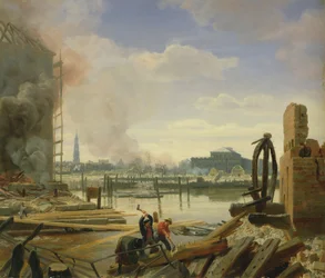 Hamburg nach dem Brand von 1842