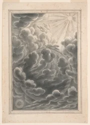 Studie für Die Erschaffung des Lichts, Tafel 3, Physica Sacra