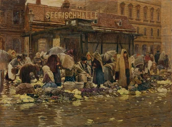 Marktmotiv auf der Haide